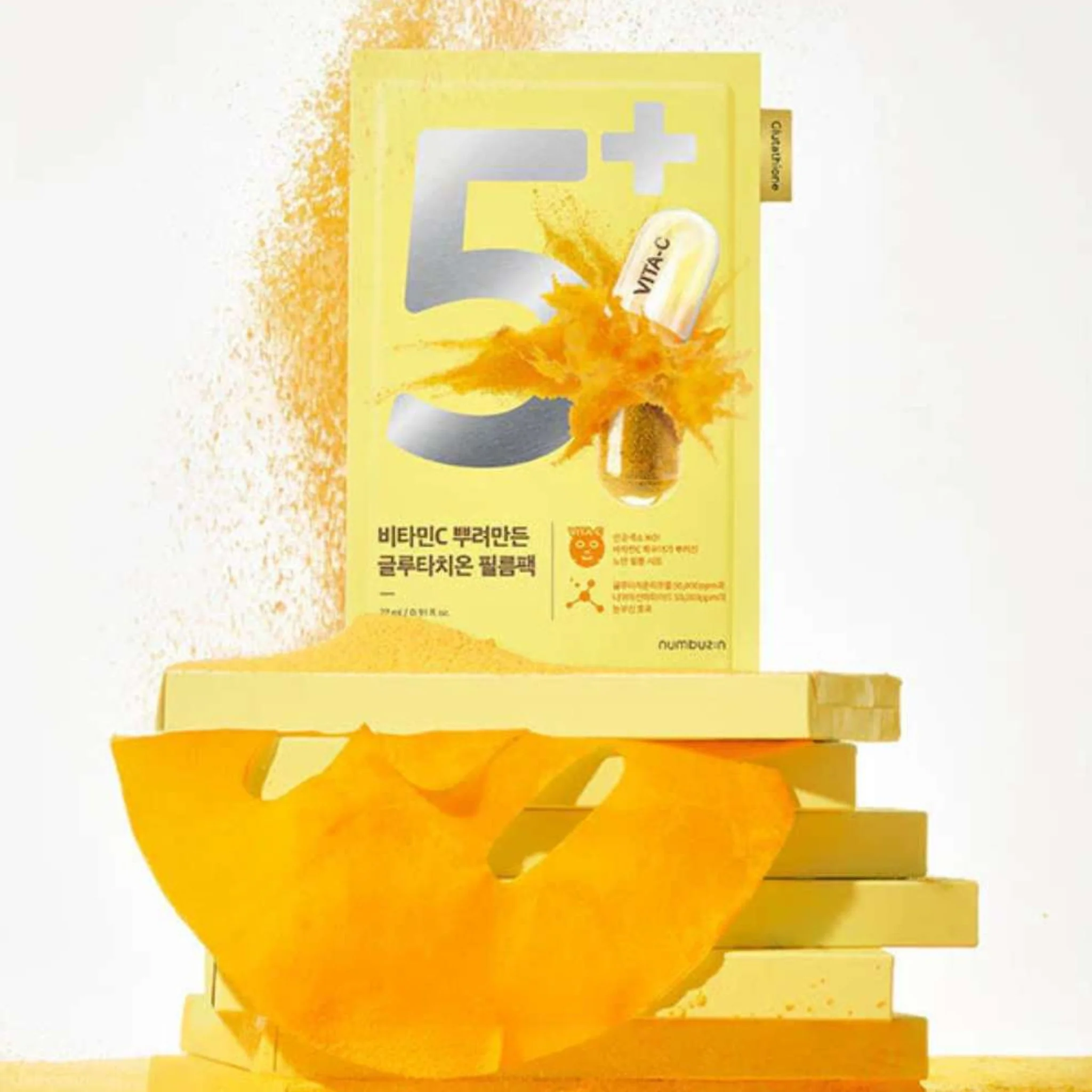 NUMBUZIN No. 5+ Vitamin Spotlight Sheet Mask - Image 4