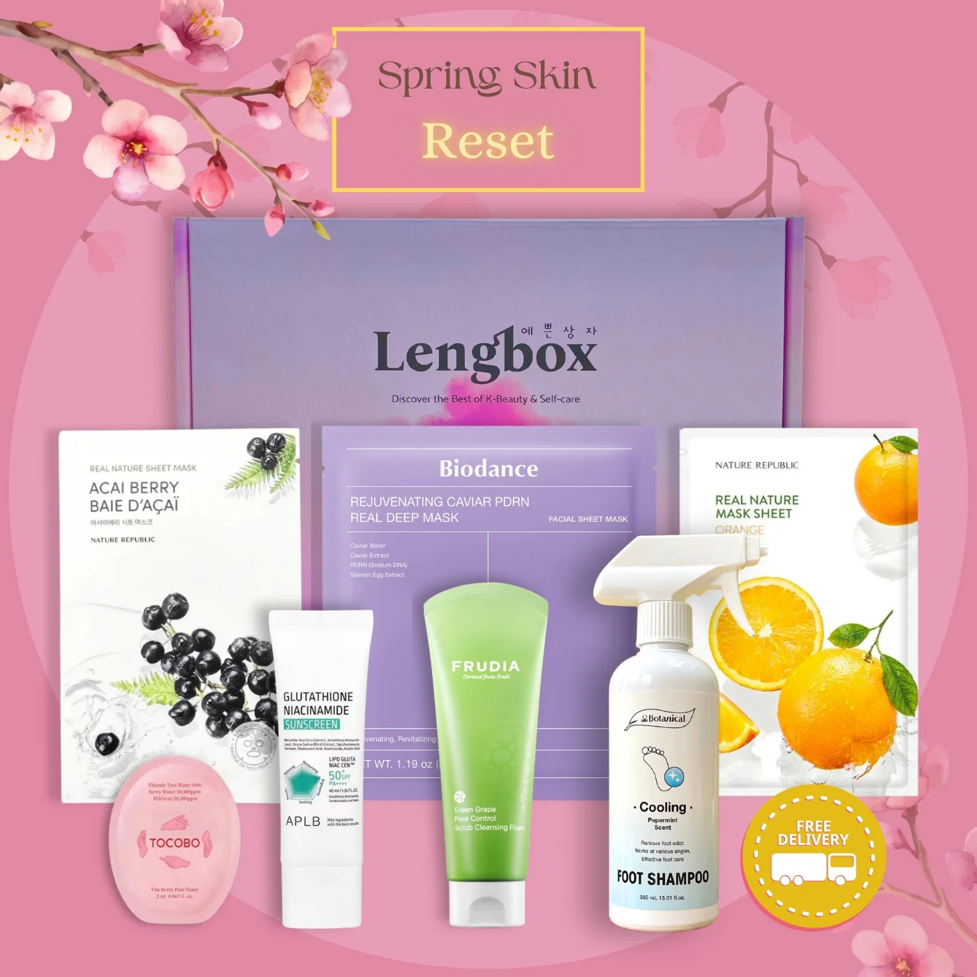 Lengbox Monthly K-Beauty Subscription Box