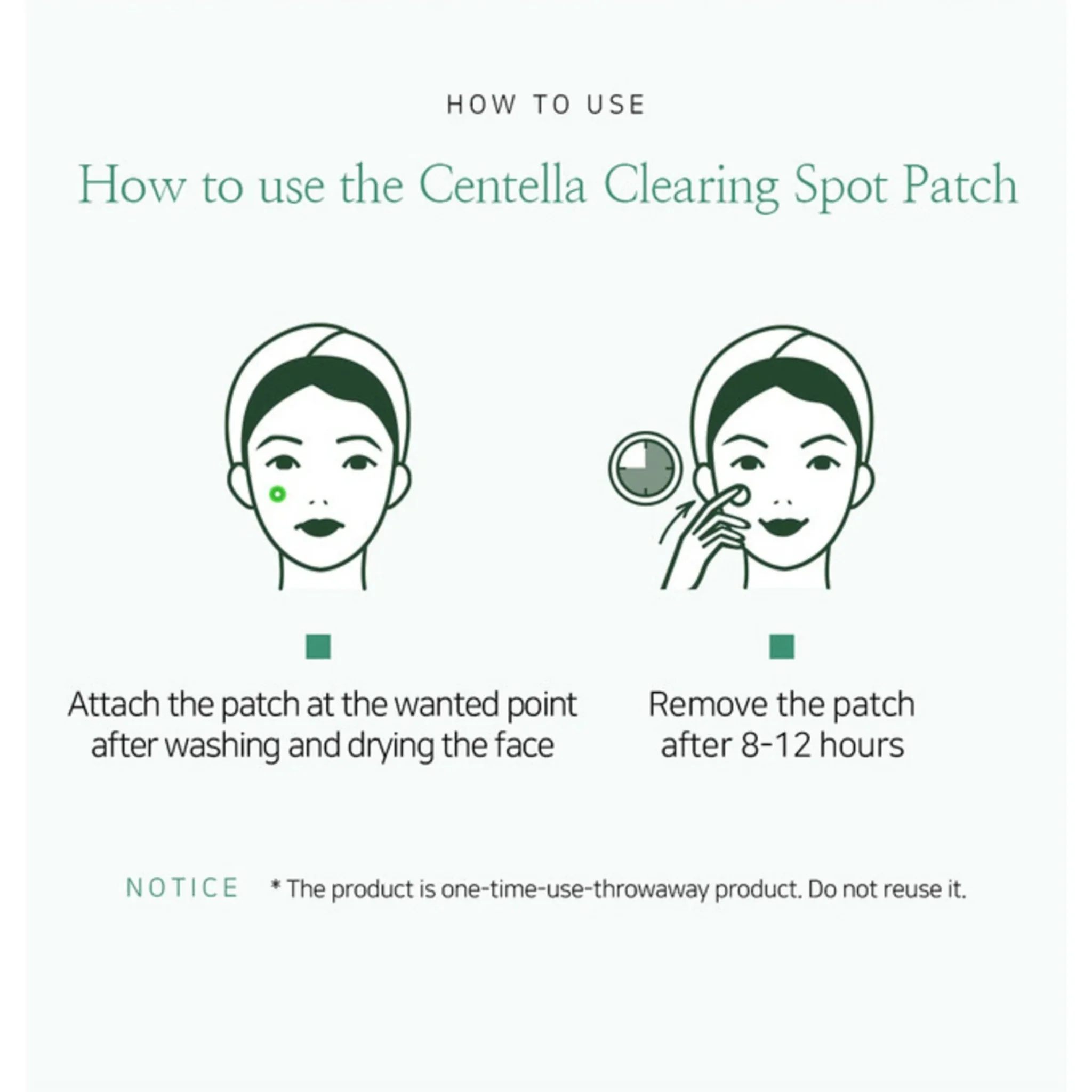 PETITFEE Centella Clearing Spot Patch (23 Patches) - Image 5