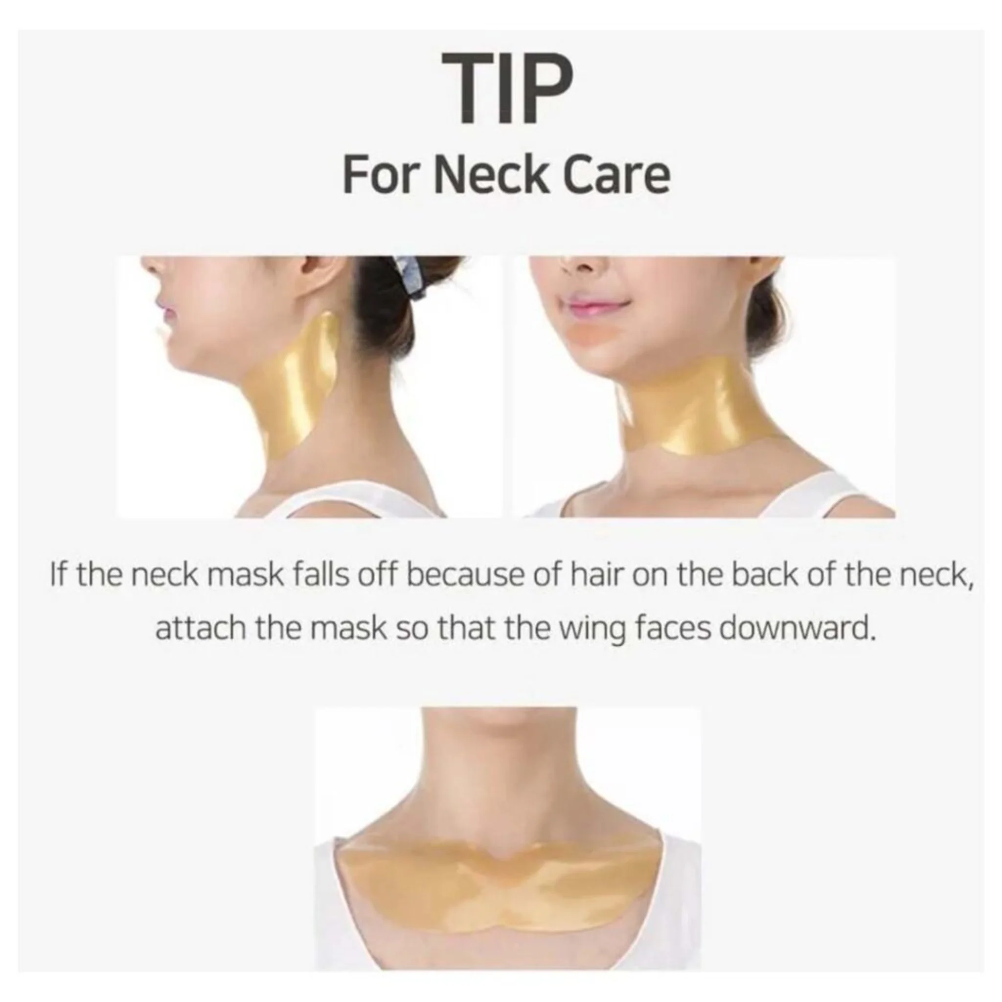 PETITFEE Gold Neck Hydrogel Pack - Image 3