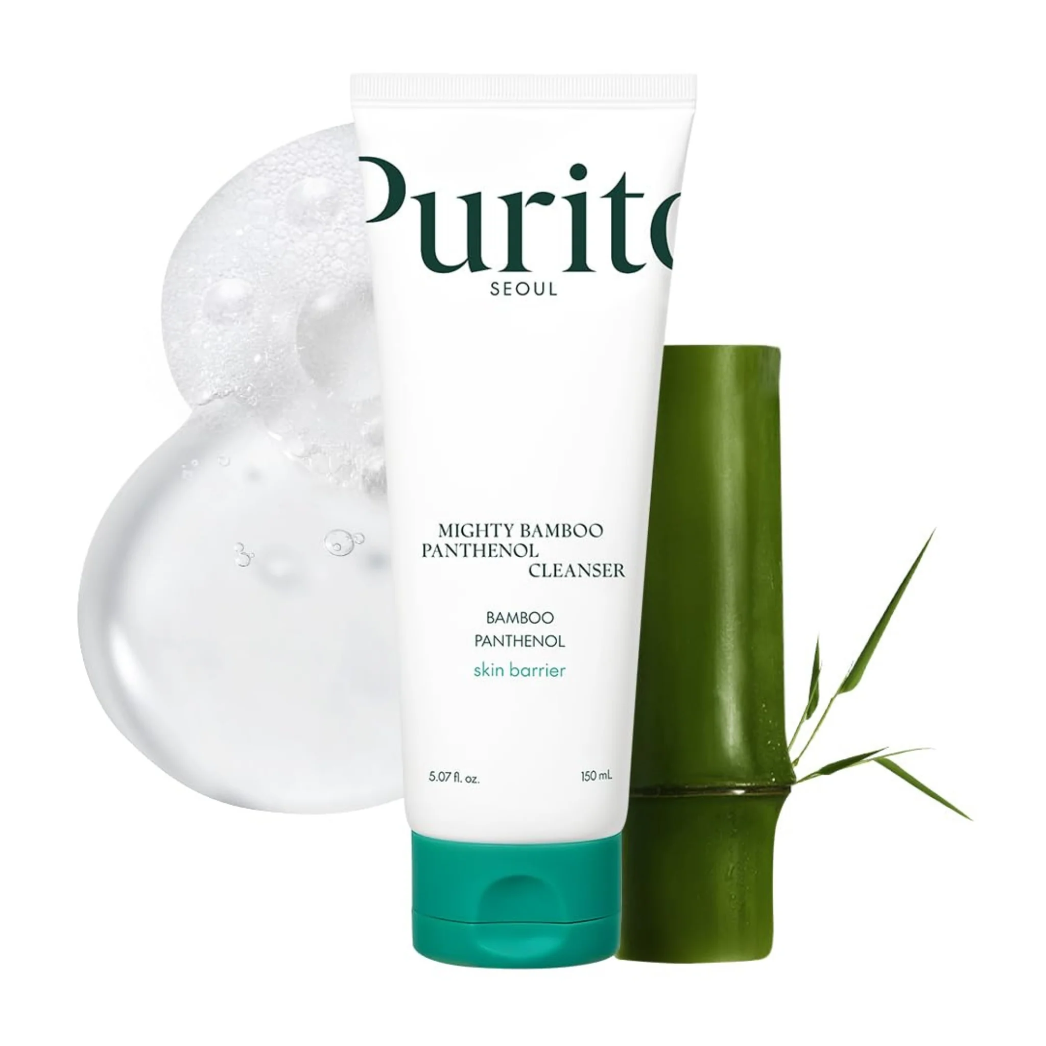 PURITO SEOUL Mighty Bamboo Panthenol Cleanser 150ml - Image 5