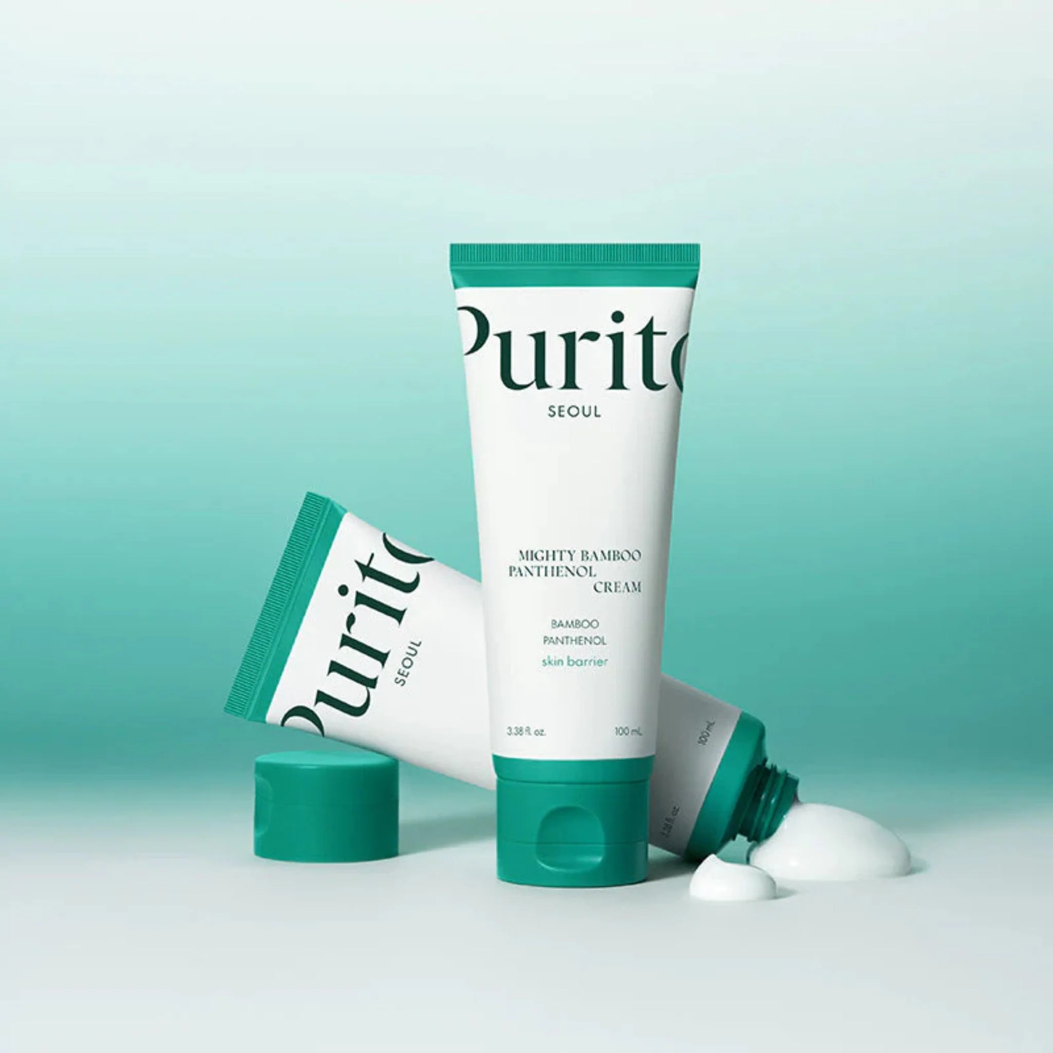 PURITO SEOUL Mighty Bamboo Panthenol Cream 100ml / 15ml - Image 2