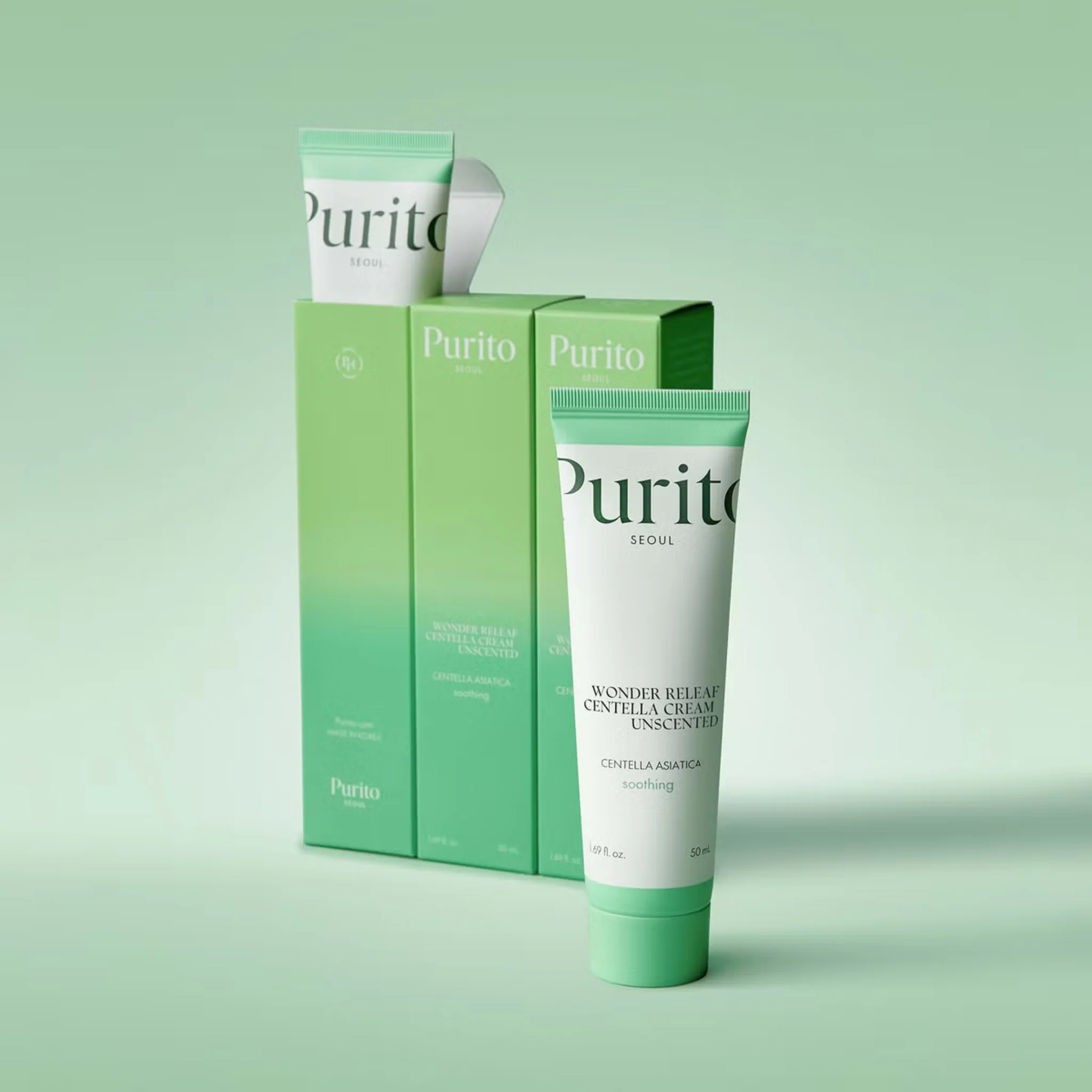 PURITO SEOUL Wonder Releaf Centella Cream Unscented (50ml) - Image 5