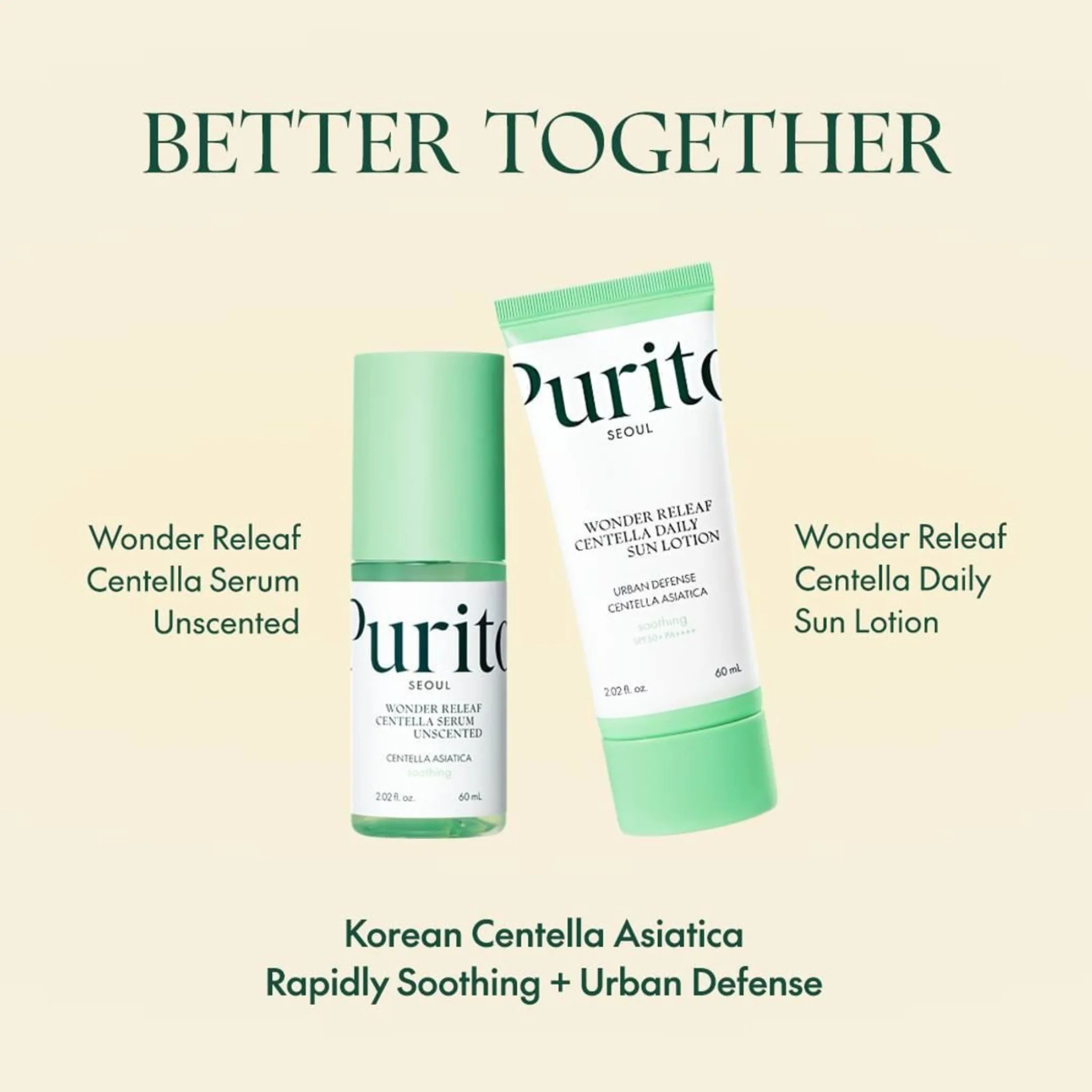 PURITO SEOUL Wonder Releaf Centella Daily Sun Lotion (60ml) - Image 6