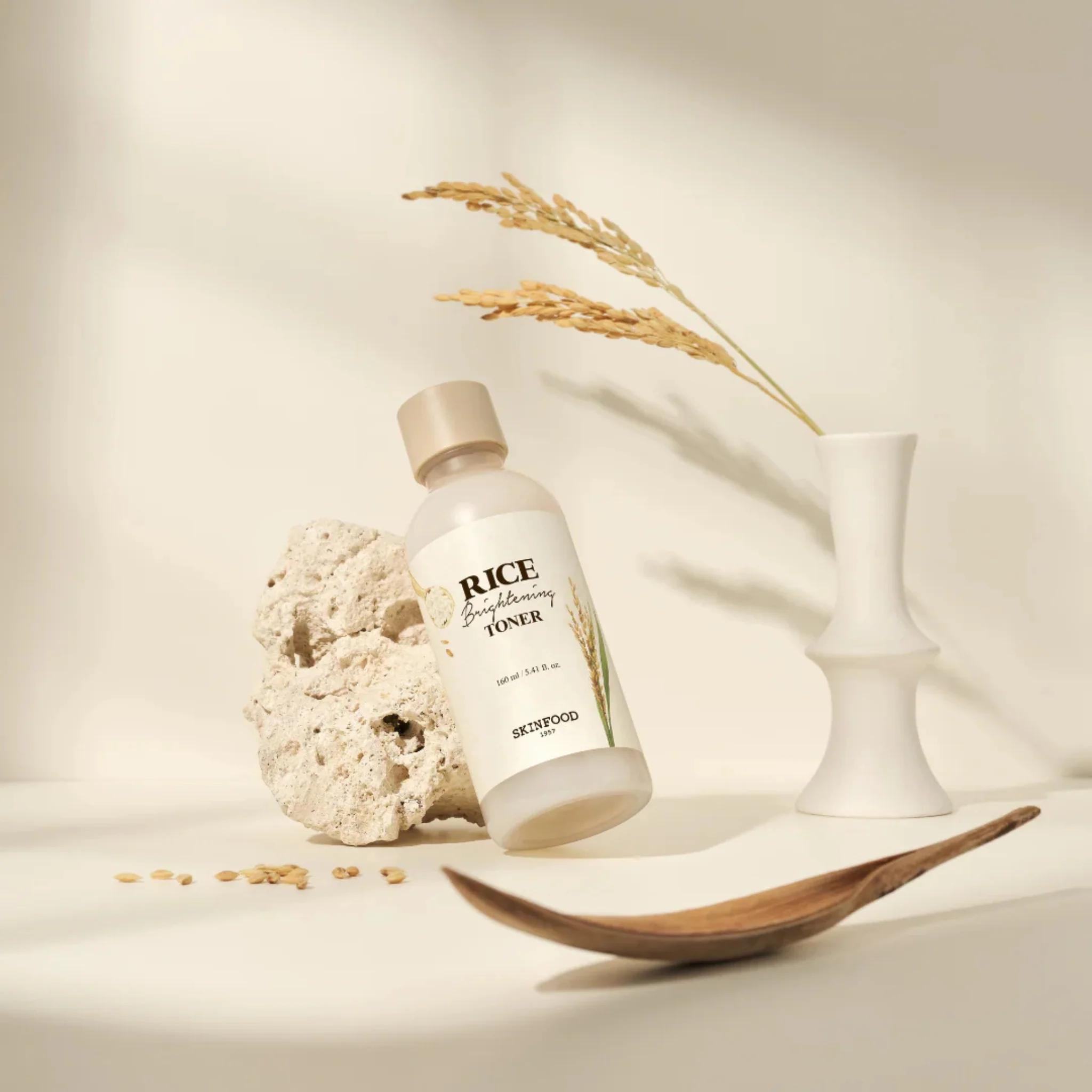 SKINFOOD Rice Brightening Toner 160ml - Image 3