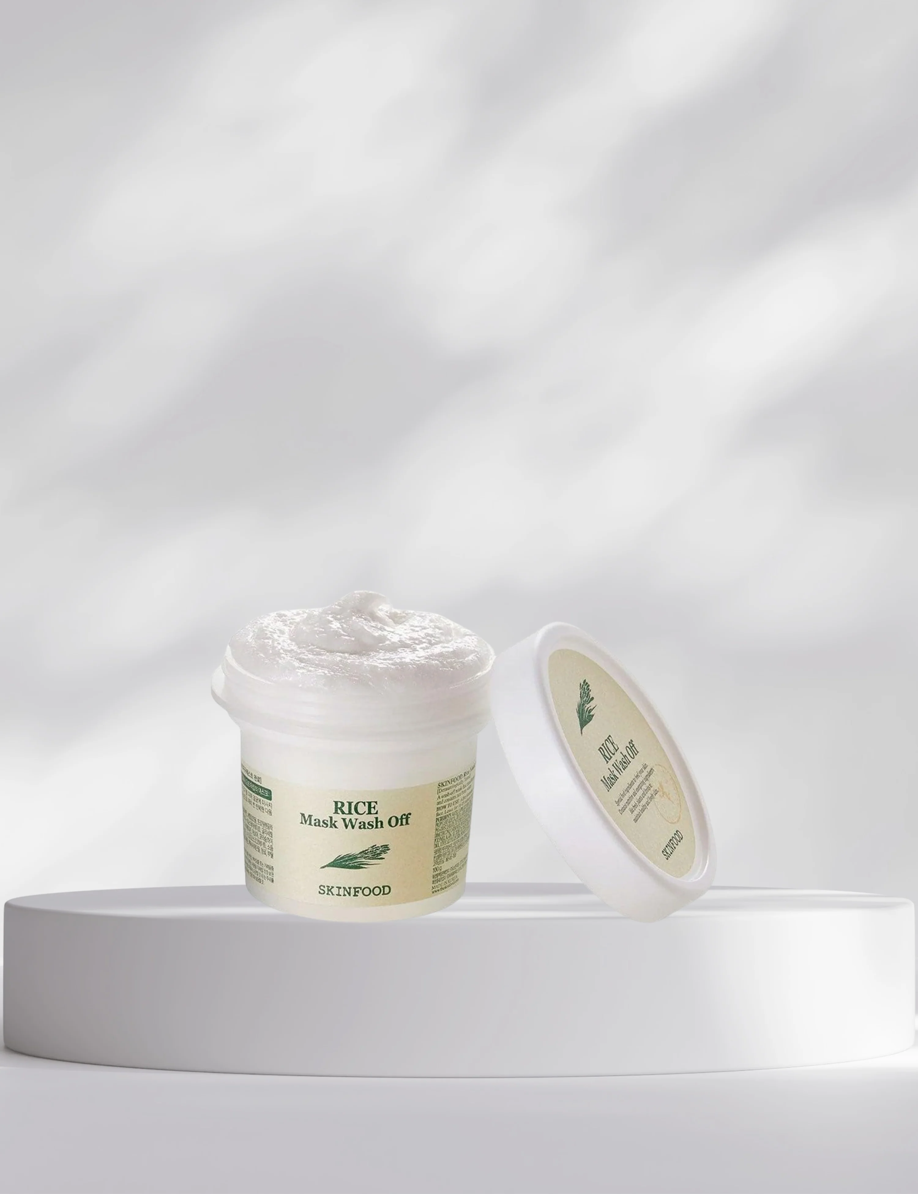 SKINFOOD Brightening Exfoliating Rice Wash Off Mask Scrub 120g - Image 2