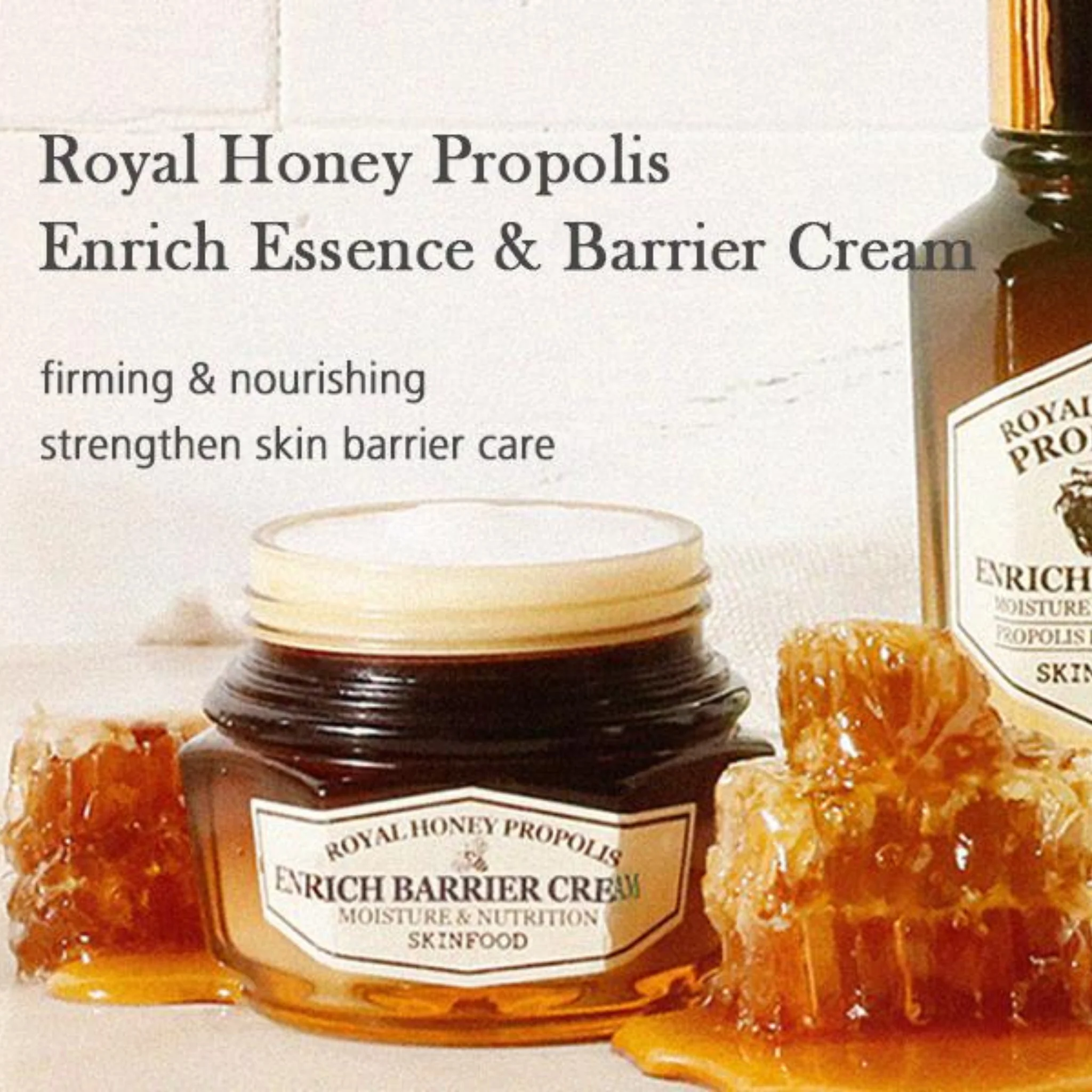 SKINFOOD Royal Honey Propolis Enrich Barrier Cream 63ml - Image 4