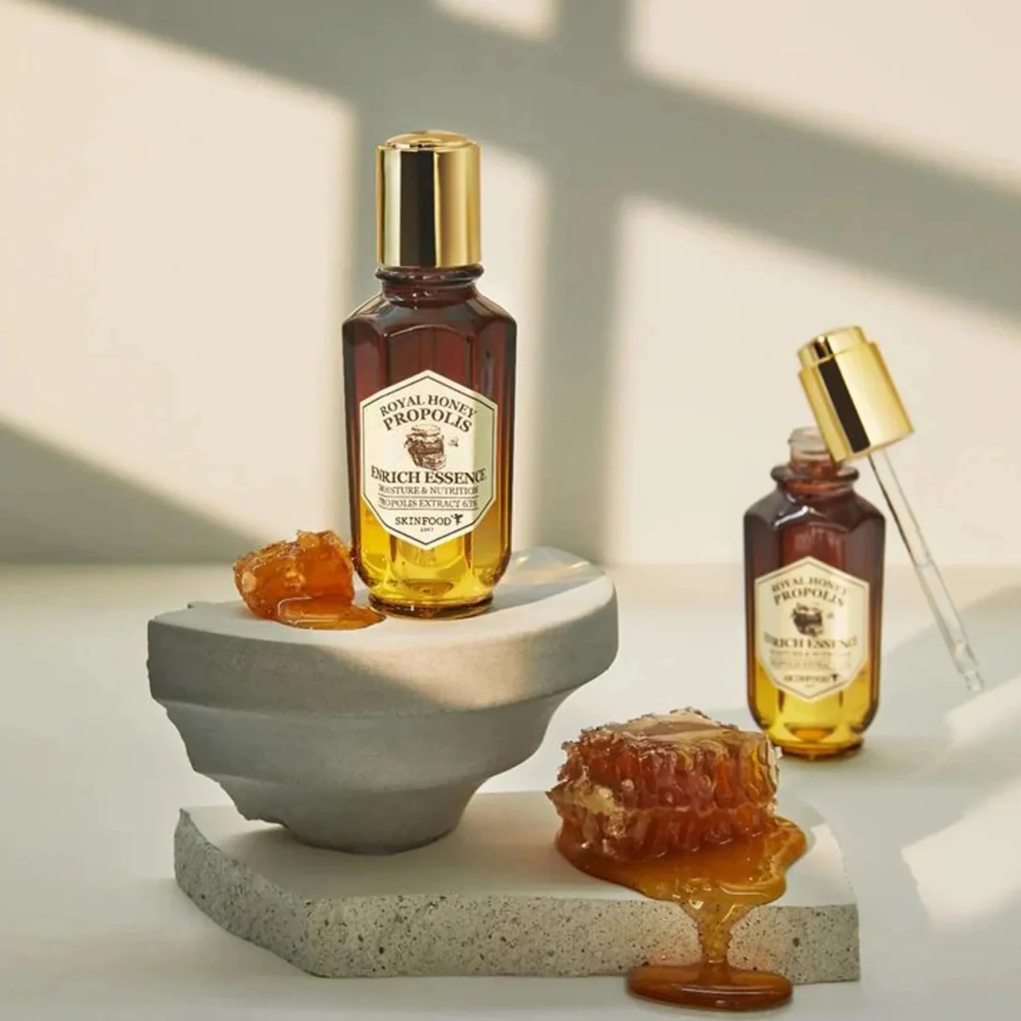 SKINFOOD Royal Honey Propolis Enrich Essence 50ml - Image 4