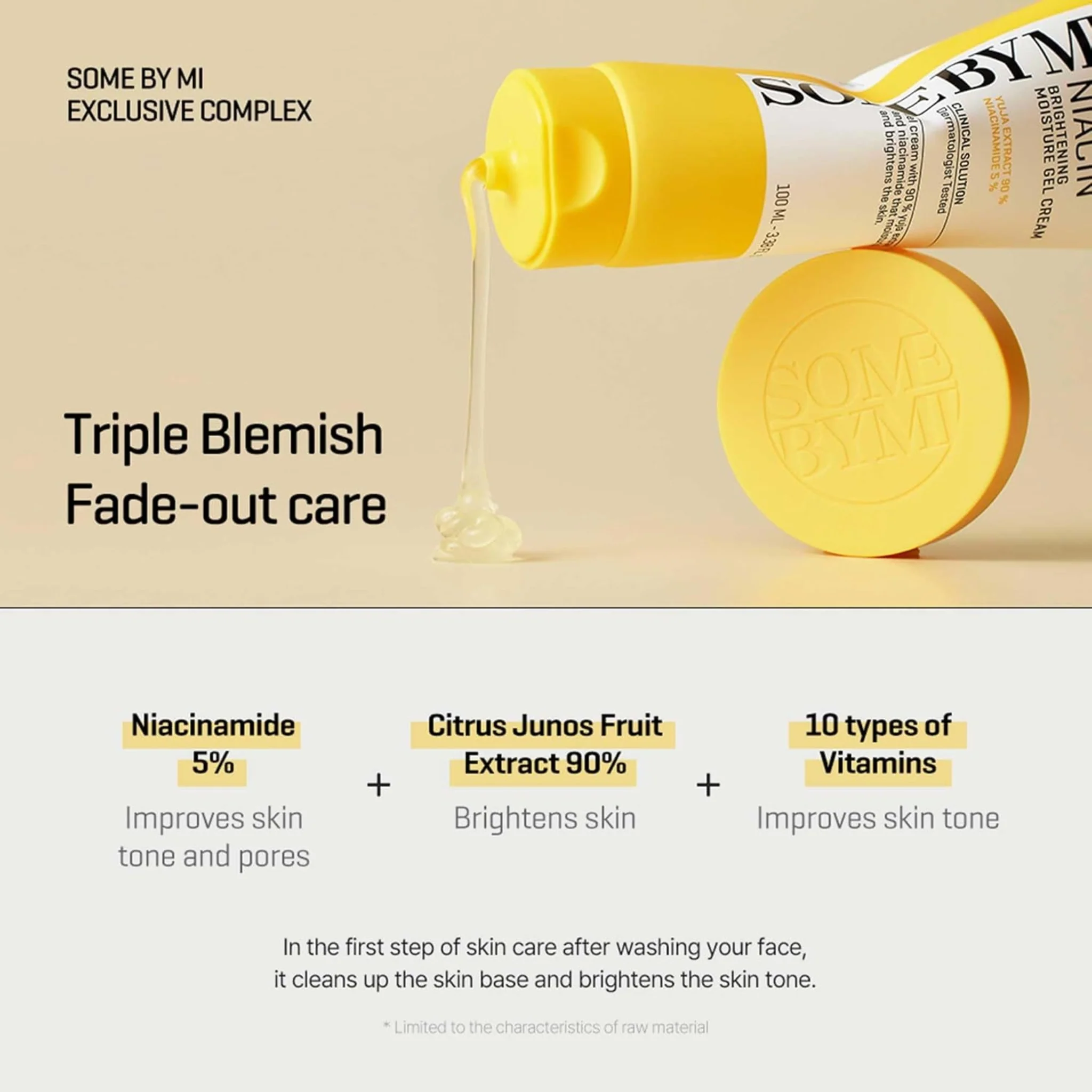SOME BY MI Yuja Niacin Brightening All-In-One Cleanser 100ml - Image 4