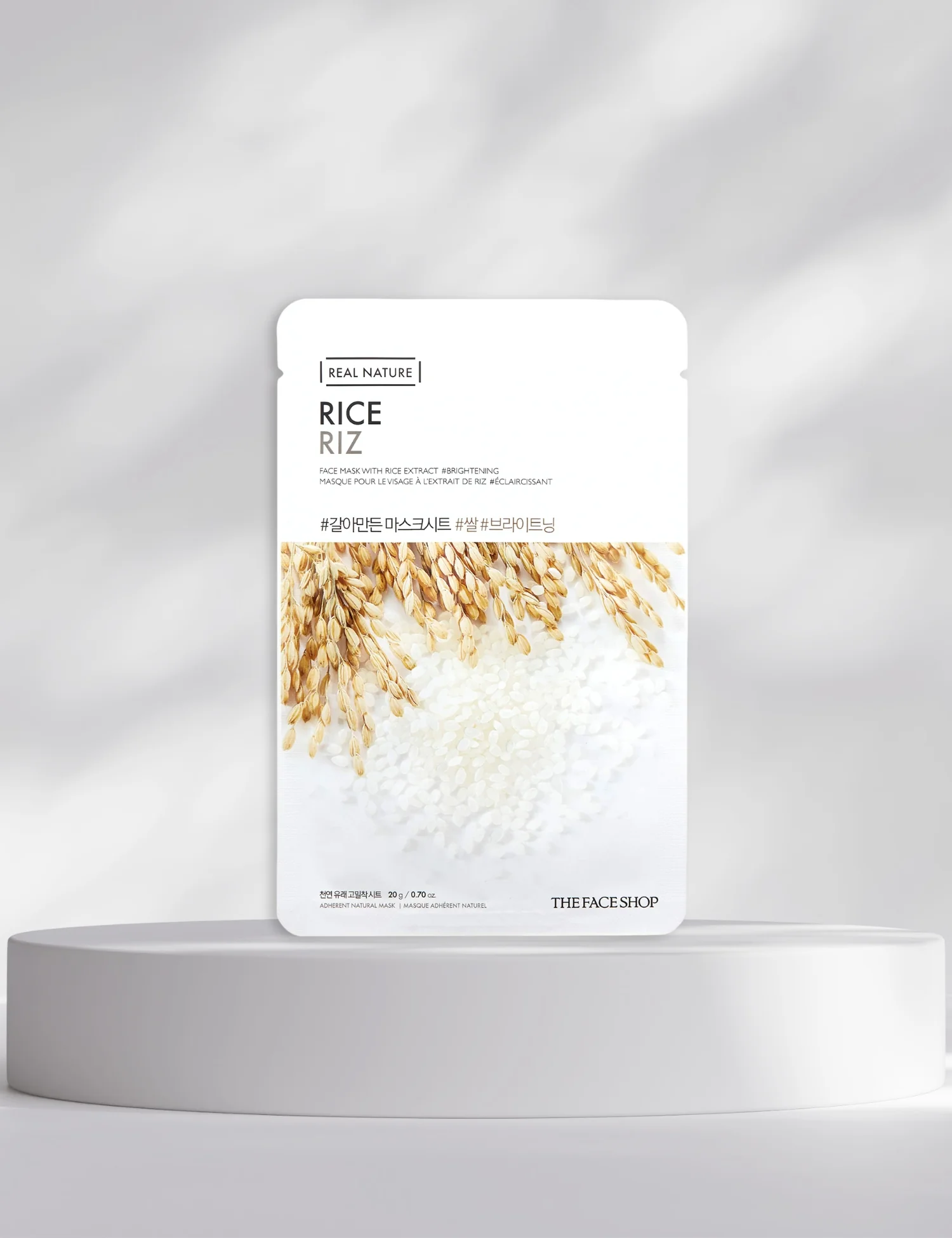 THE FACE SHOP Natural Mask Rice Sheet Mask 20g