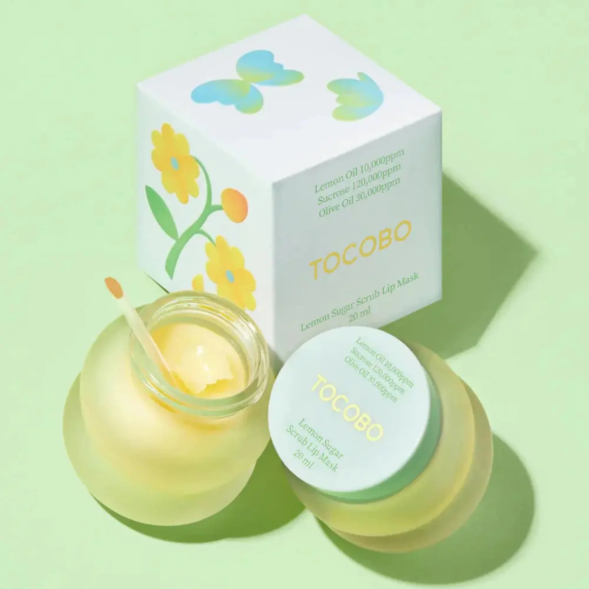 TOCOBO Lemon Sugar Scrub Lip Mask 20 ml - Image 2