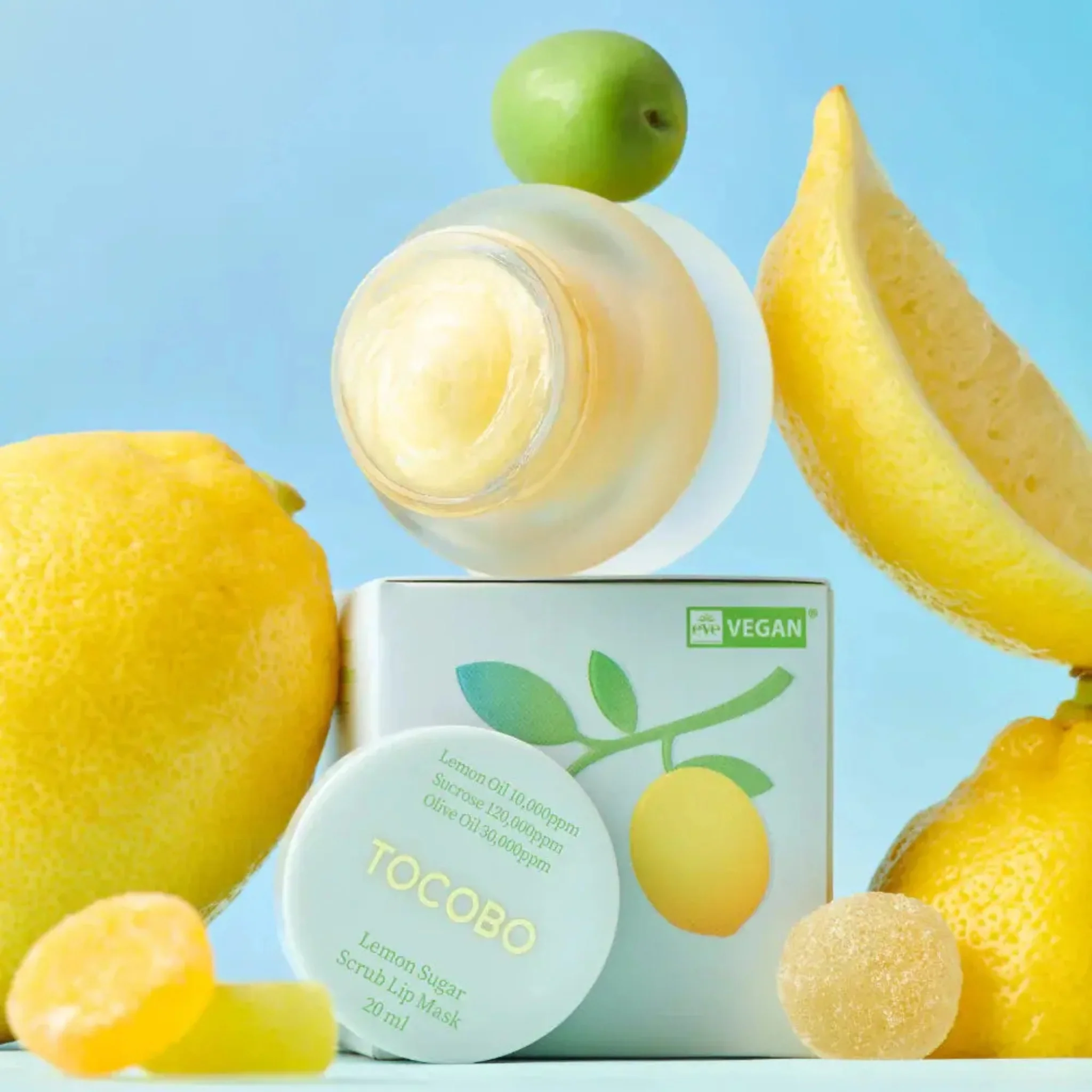 TOCOBO Lemon Sugar Scrub Lip Mask 20 ml - Image 3