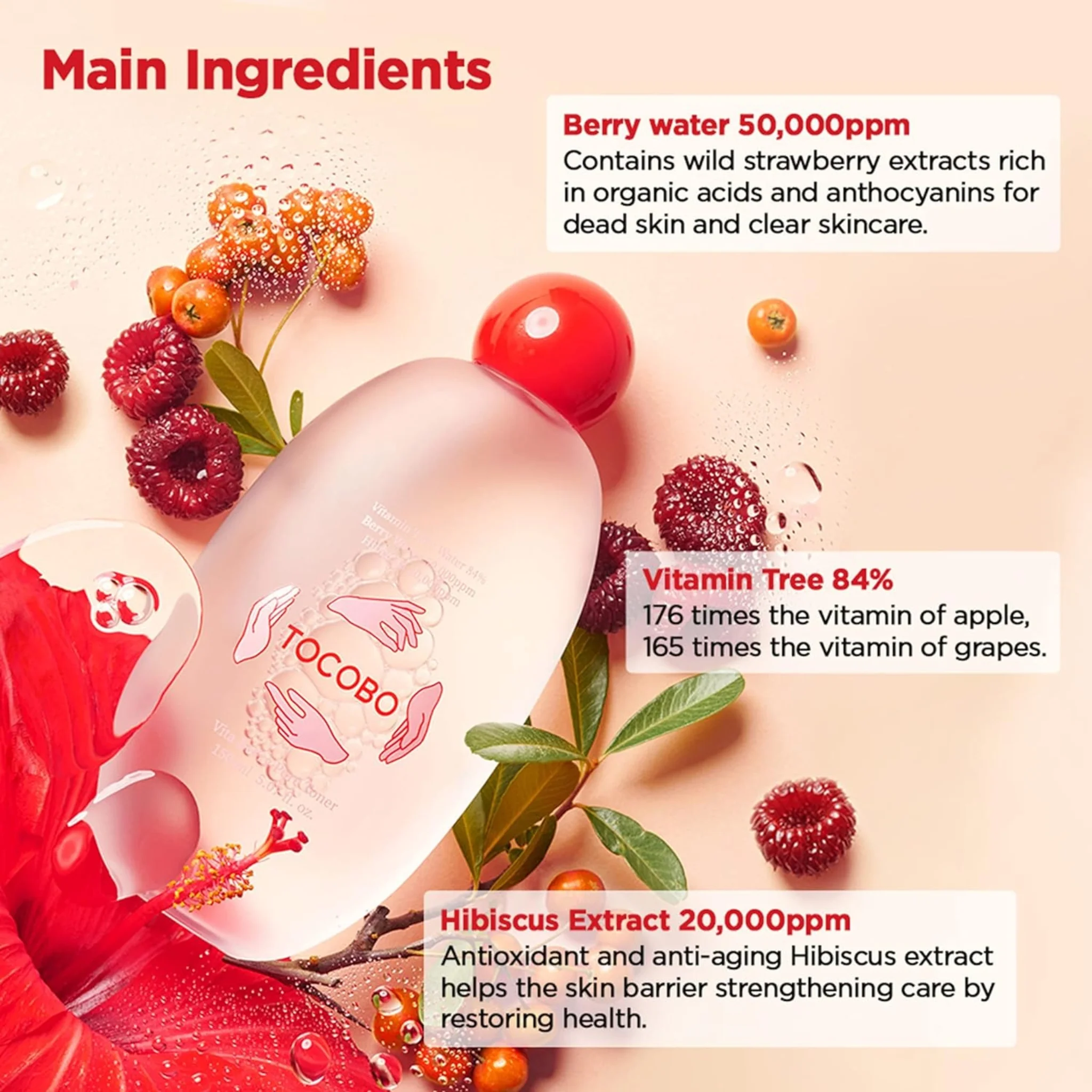 TOCOBO Vita Berry Pore Toner 150ml - Image 3