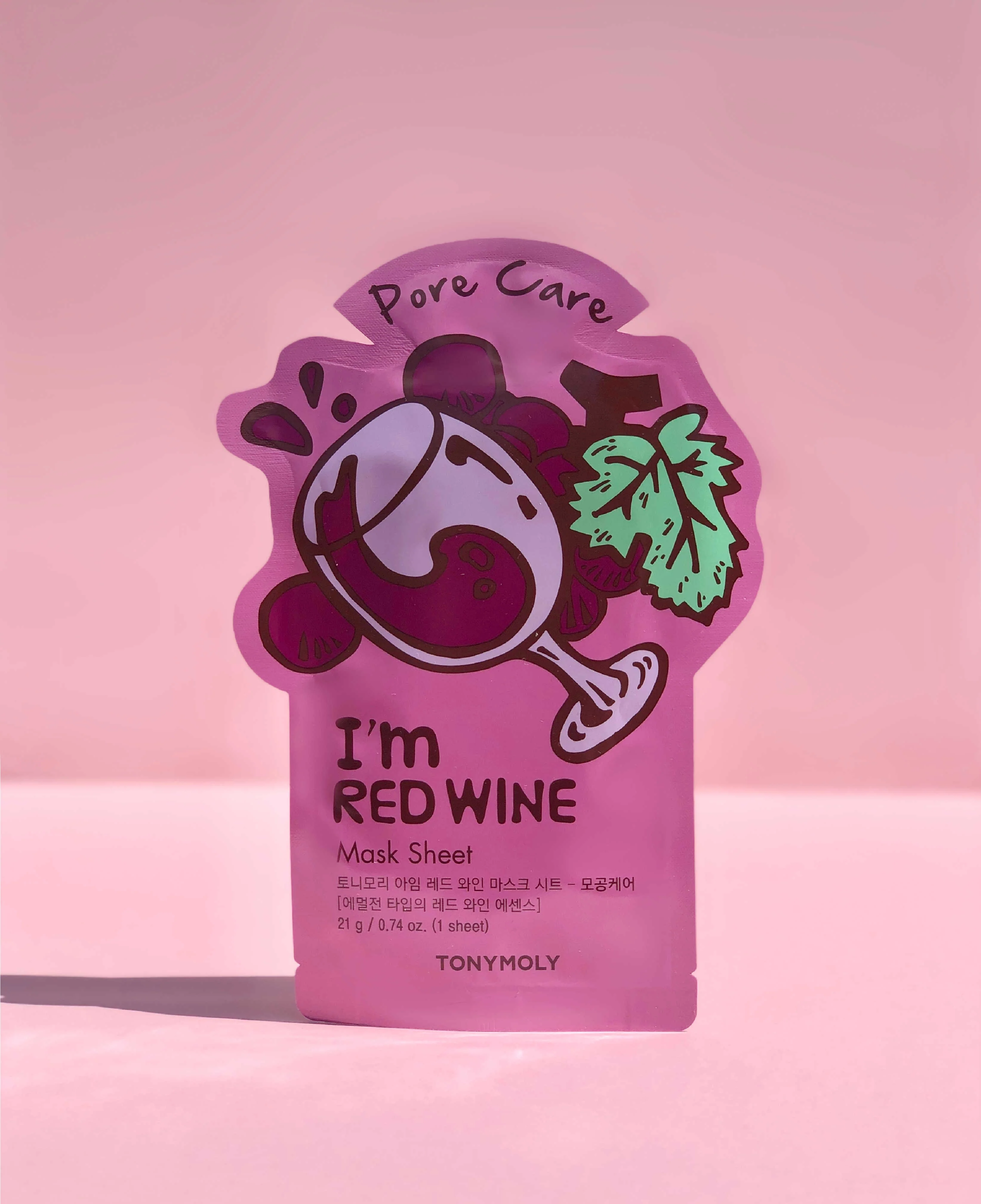 TONYMOLY I'm REAL Red Wine Mask Sheet Pore Care